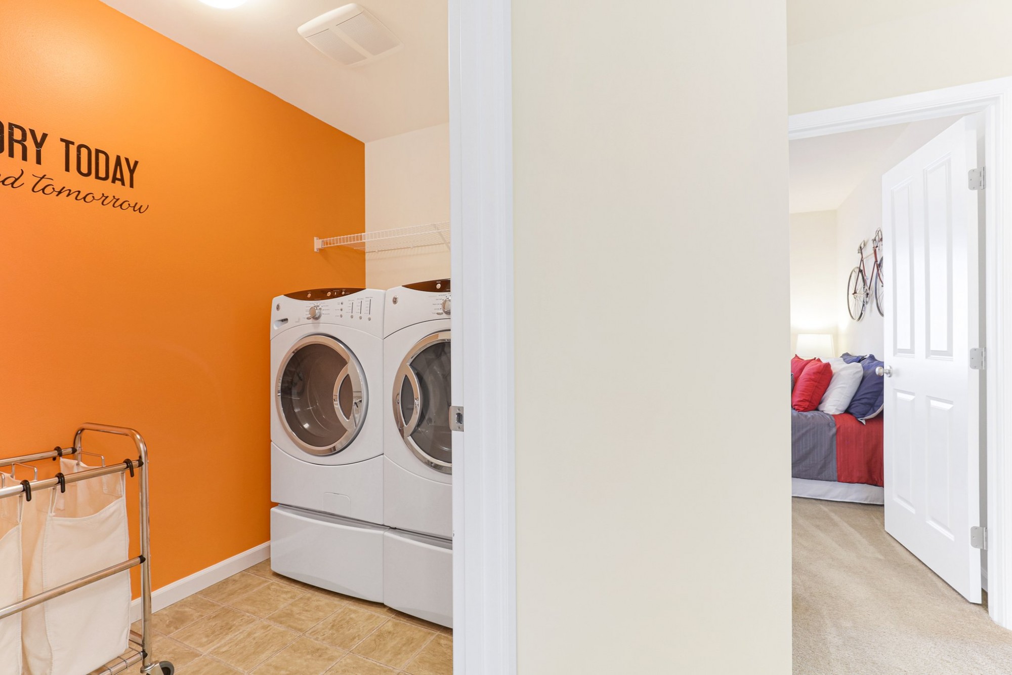 Upper-Level Laundry Room. Washer and Dryer is included.